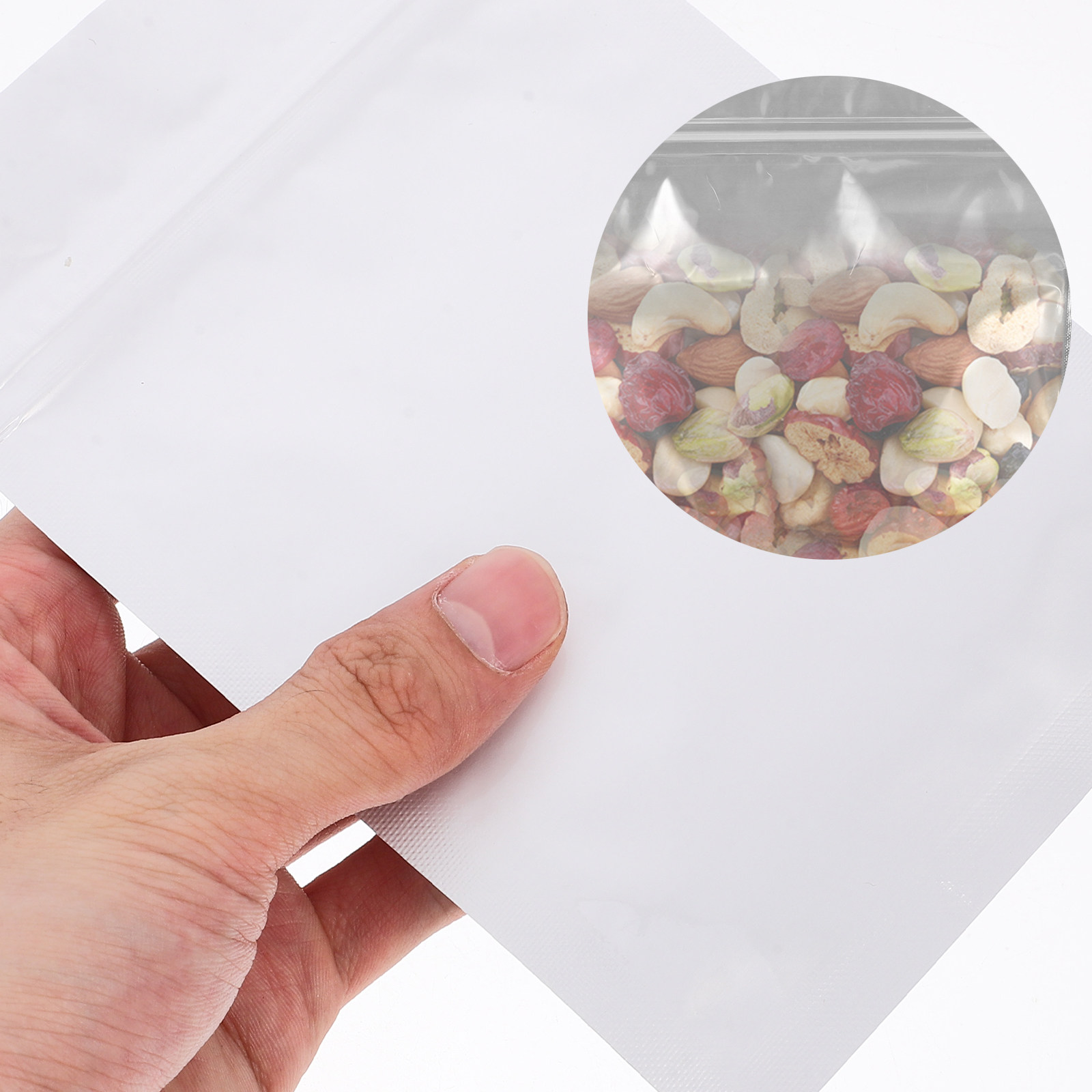 Snacks Food Usa - 50 Bolsas Herméticas Reutilizables para Almacenamiento