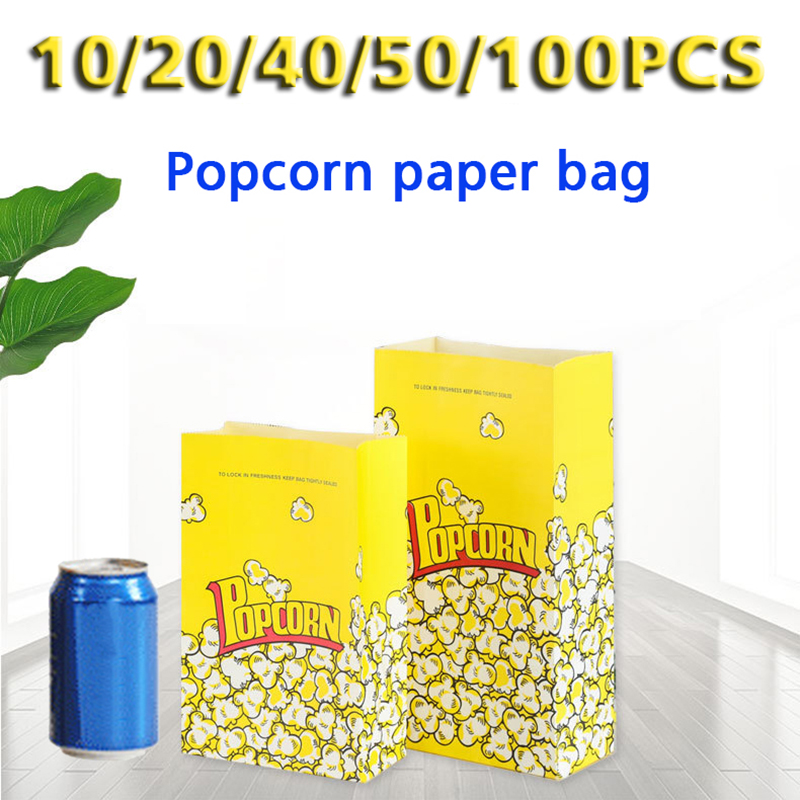 Food Snacks For Party - Bolsas de papel amarillas para comida,
