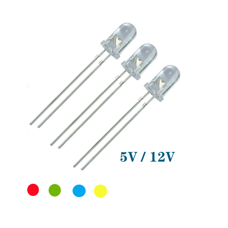 5V 12v LED 5mm 3mm cuenta SMD  - Yellow Food Snacks reseña y precio