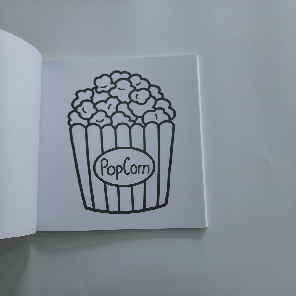 Libro para colorear de aliment - Food Y Snacks Coloring Book reseña y precio