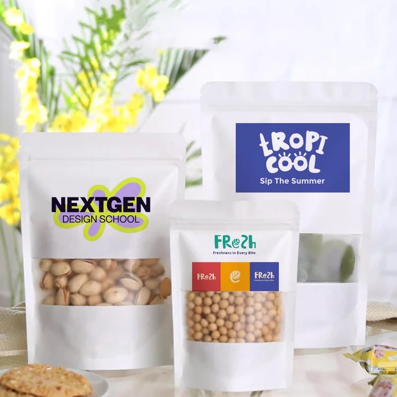 50 Bolsas de Papel Kraft con V - Food Snacks For Party reseña y precio