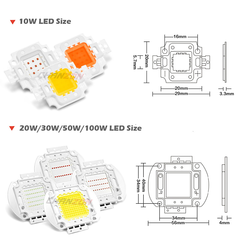 CHANZON 1pc Chip LED de alta p - Yellow Food Snacks reseña y precio