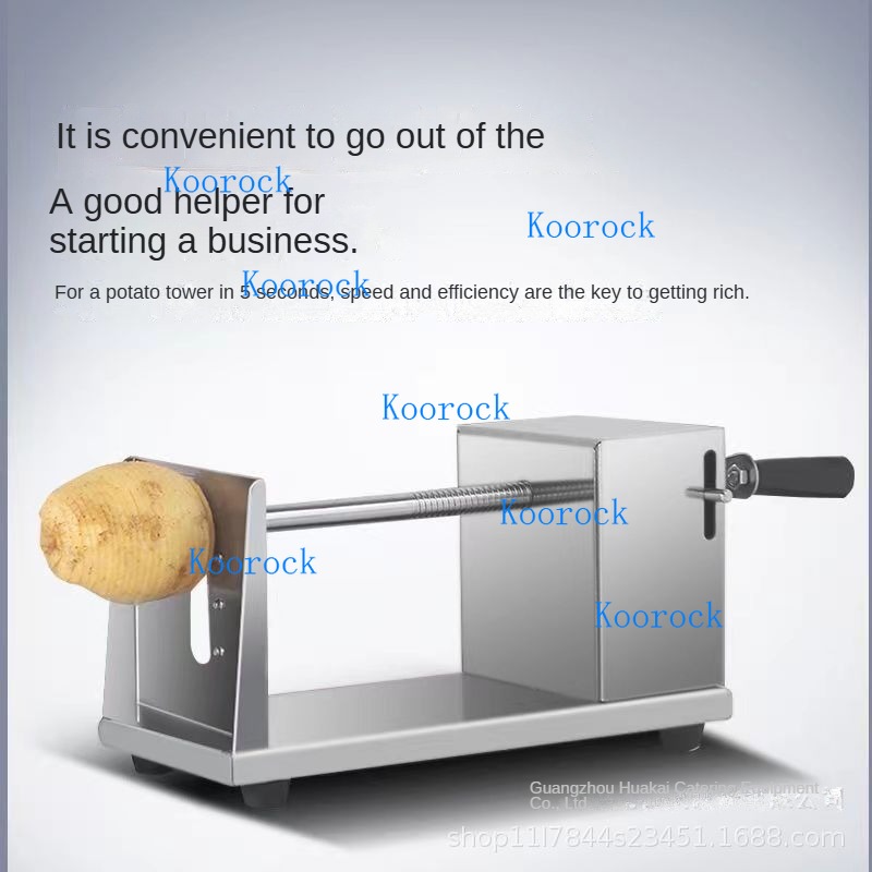 Cortador de Patatas en Espiral - Street Food Snacks reseña y precio