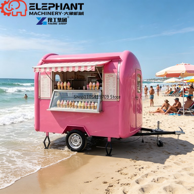 Remolque de Comida Redondo par - Street Food Snacks reseña y precio