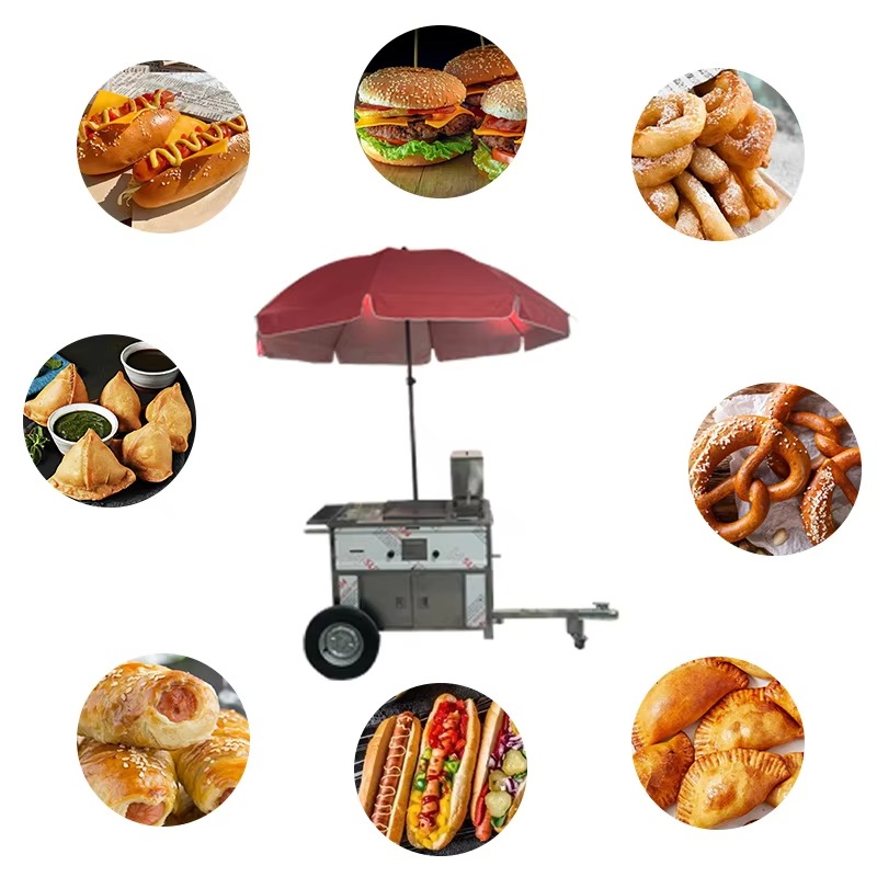 Carrito de Comida Móvil Remolc - Street Food Snacks reseña y precio