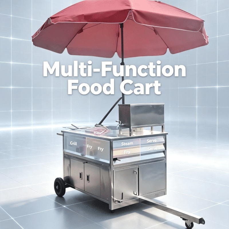 Carrito de Comida Móvil Remolc - Street Food Snacks reseña y precio