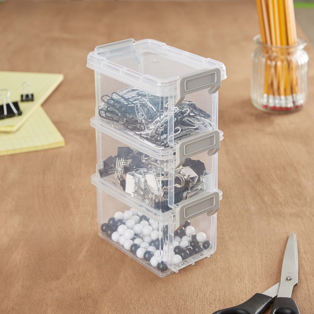 Juego de 4 cajas de almacenami - Snacks Food Labels reseña y precio