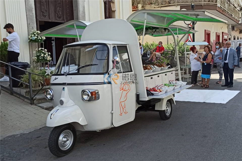 Carro triciclo eléctrico OEM C - Street Food Snacks reseña y precio