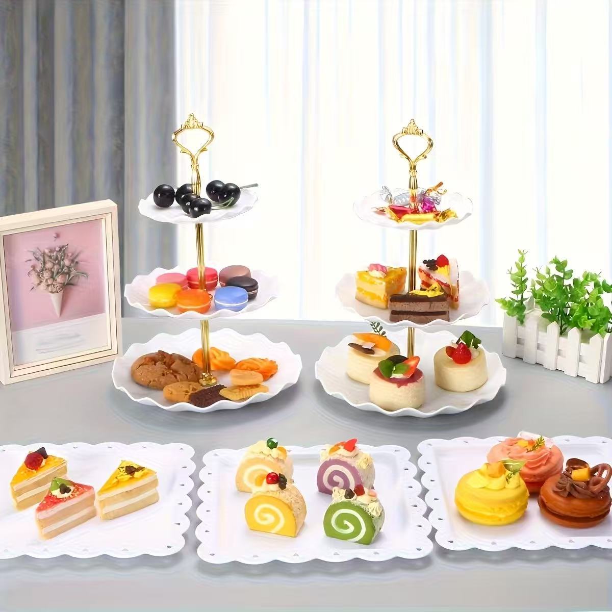 Juego de bandejas decorativas  - Food Snacks For Baby Shower reseña y precio