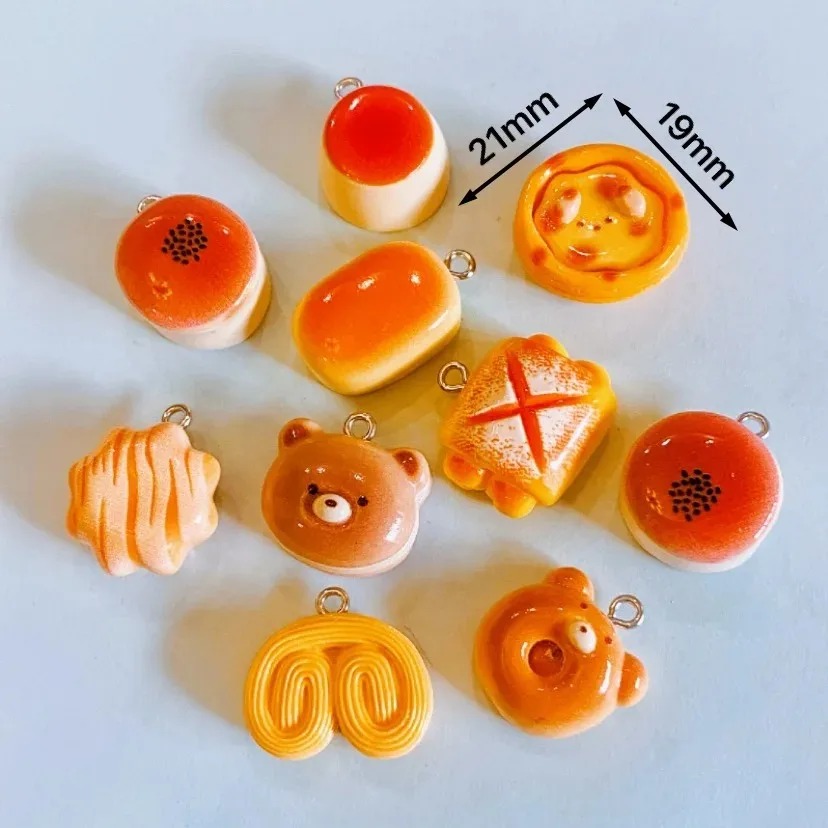 10 piezas de dijes de resina c - Food Snacks For Party reseña y precio