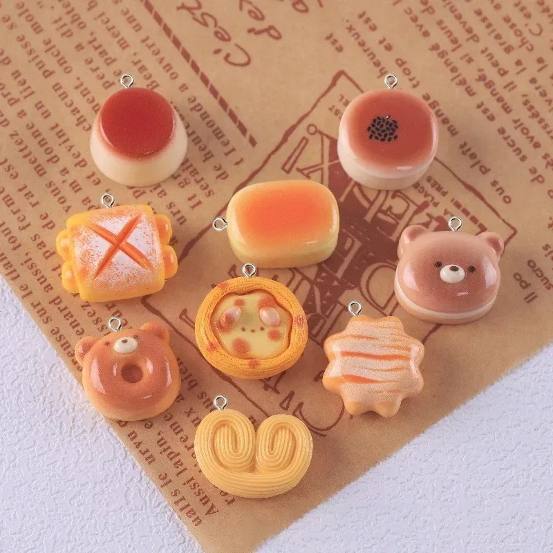 10 piezas de dijes de resina c - Food Snacks For Party reseña y precio