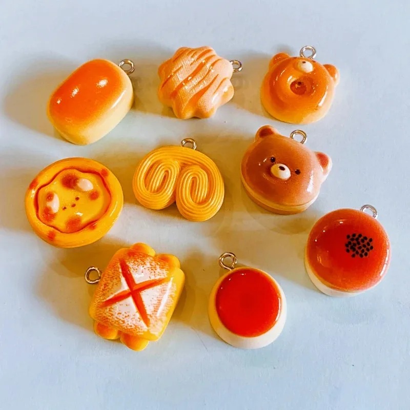 10 piezas de dijes de resina c - Food Snacks For Party reseña y precio