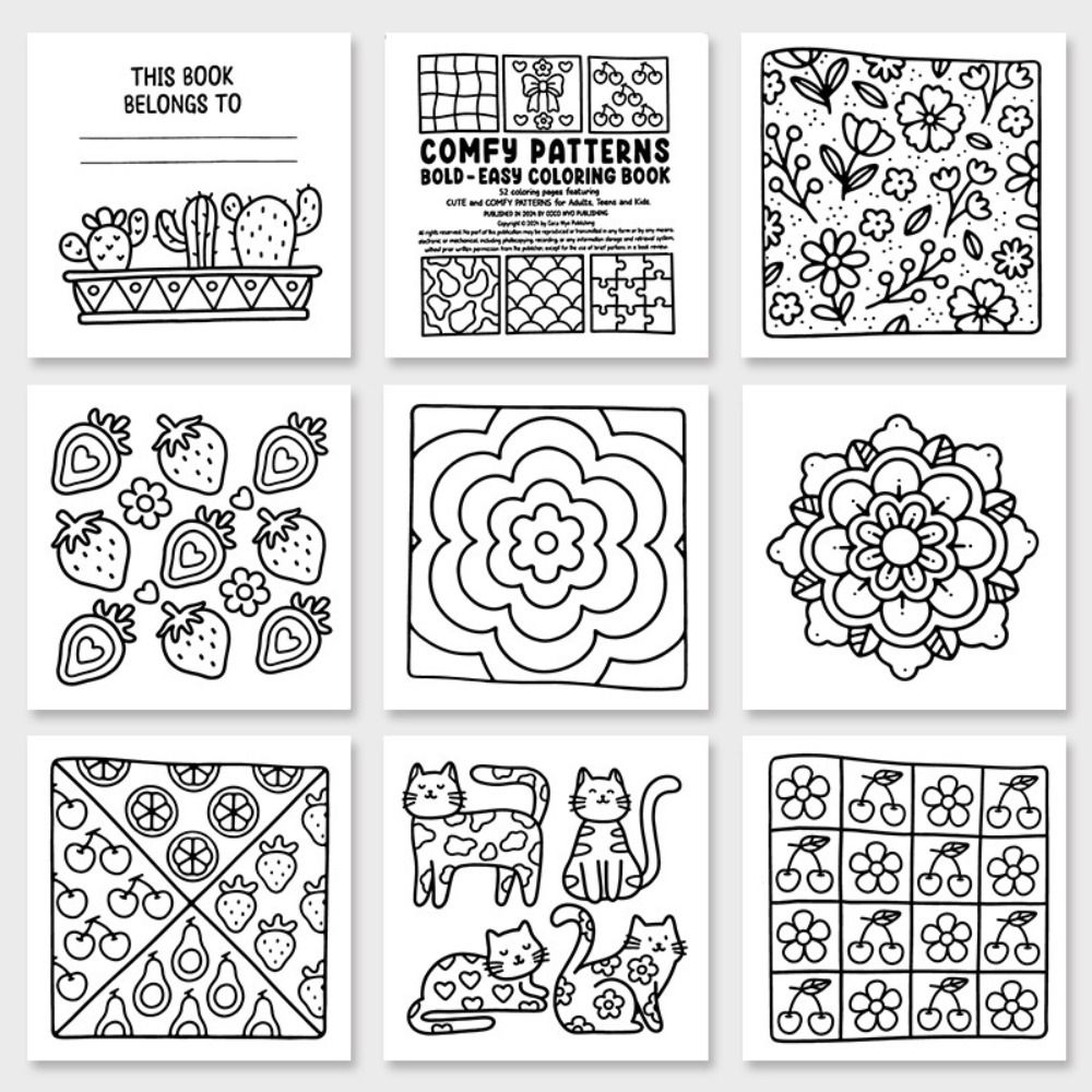 Libro para colorear relajante  - Food Y Snacks Coloring Book reseña y precio