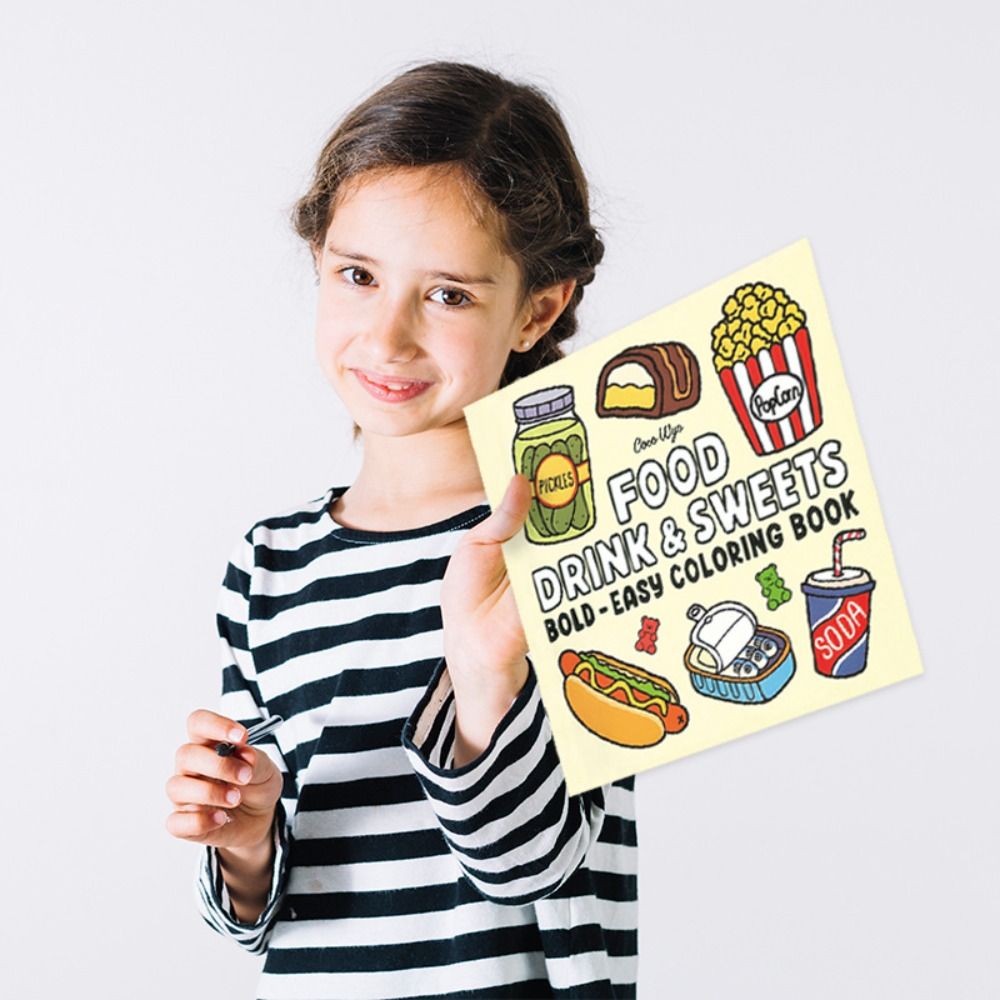 Libro para colorear relajante  - Food Y Snacks Coloring Book reseña y precio