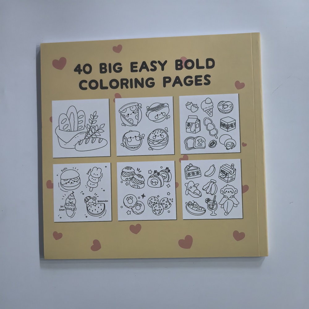 Libro para colorear de comida, - Food Y Snacks Coloring Book reseña y precio