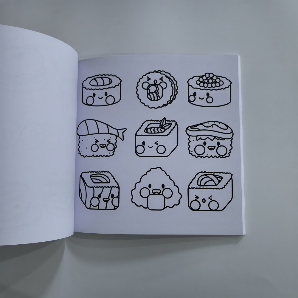 Libro para colorear de comida, - Food Y Snacks Coloring Book reseña y precio