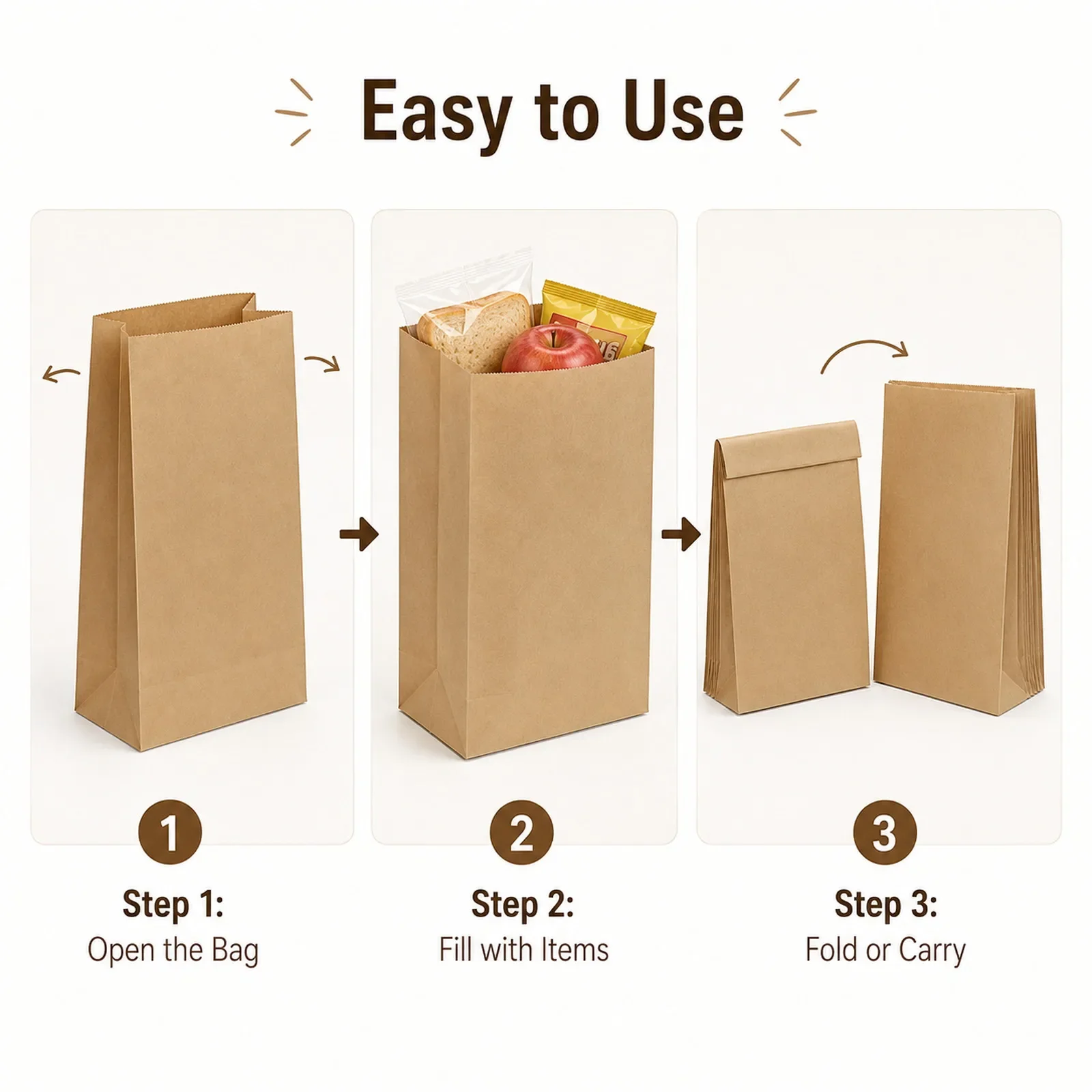 10-30 Bolsas Pequeñas de Papel - Food Snacks For Party reseña y precio